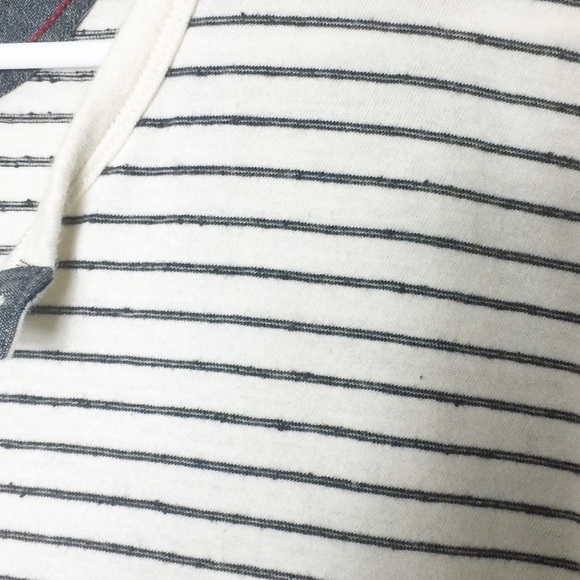 Lucky Brand Black Cream Striped Short Sleeve Shirt - Picture 6 of 6